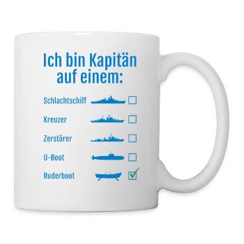 I'm a captain on a ship - Mug - white - Right