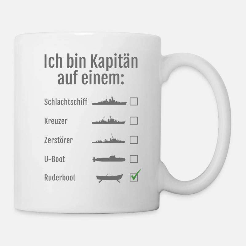 I'm a captain on a ... - Mug - white