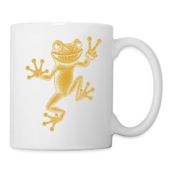 Laubfrosch - Tasse - Weiß - Rechts