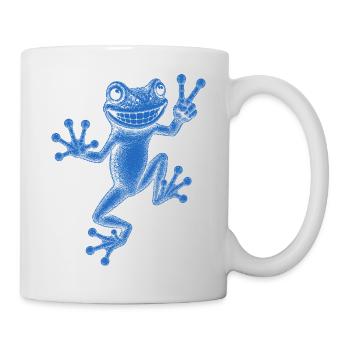 Laubfrosch - Tasse - Weiß - Rechts