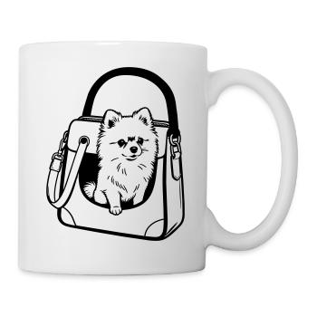 Pomeranian dog - Mug - white - Right