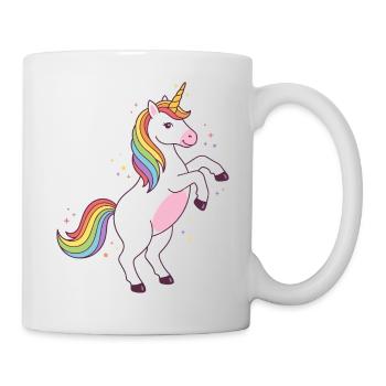 Prancing Rainbow Unicorn - Mug - white - Right