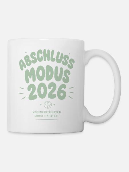 Abschluss Modus 2026 - Tasse - Weiß