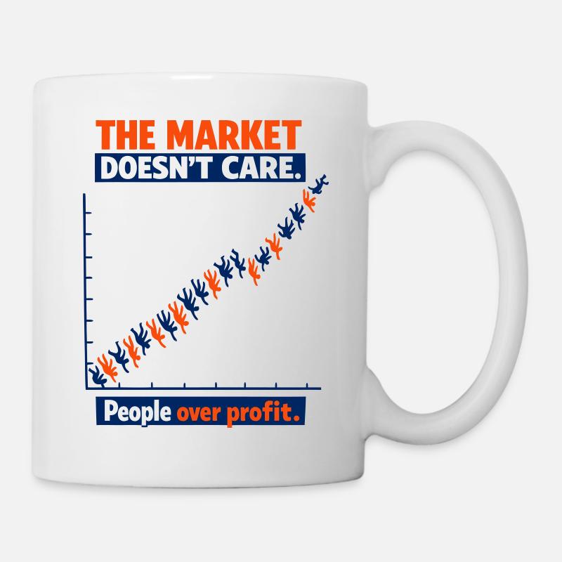 People Before Profit Graphic - Mug - white