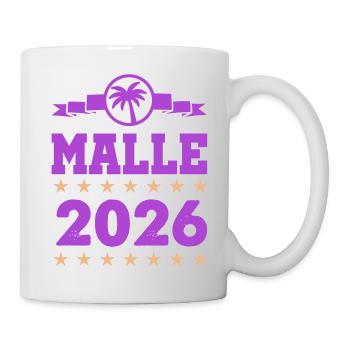 Malle 2026 Logo - Tasse - Weiß - Rechts