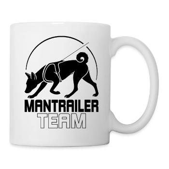 Basenji Mantrailer Team Dog Sports Dogs Wilsigns - Mug - white - Right