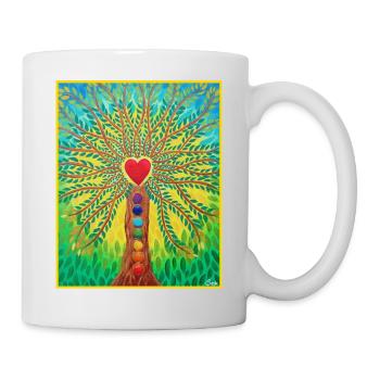 Lebensbaum Lebensenergie - Sonja von Staden - Mug - white - Right