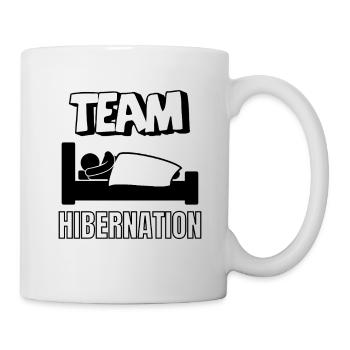 Team hibernation - Mug - white - Right