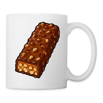 Crunchy nut chocolate bar - Mug - white - Right