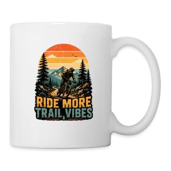 Ride More Trail Vibes - Mug blanc - blanc - Droite