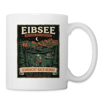 Eibsee Heimat - Tasse - Weiß - Rechts