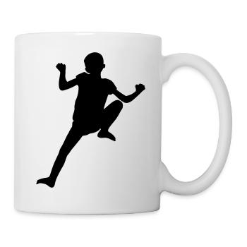 Spider Climber Boy – Kletterabenteuer - Tasse - Weiß - Rechts