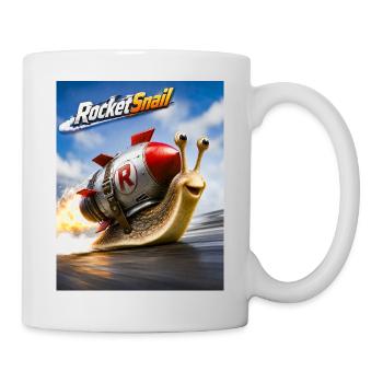 Rocket Snail Space Fast Adventure - Mug - white - Right