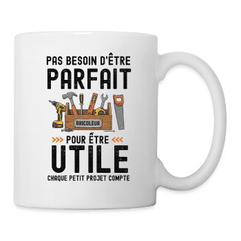 Parfait bricoleur Bricolage  - Mug blanc - blanc - Droite