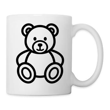 ours - Mug blanc - blanc - Droite
