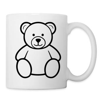 ours - Mug blanc - blanc - Droite
