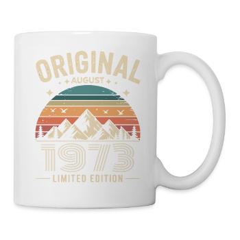 August 1973 – Legende der Gipfel und Berge - Tasse - Weiß - Rechts