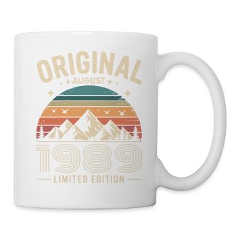 août 1989 – Légende des sommets et montagnes - Mug blanc - blanc - Droite