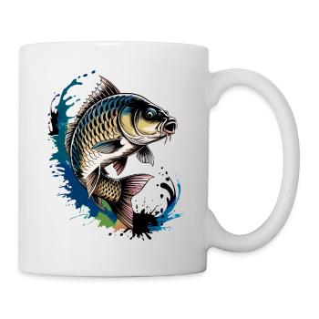 Carp fishing - Mug - white - Right