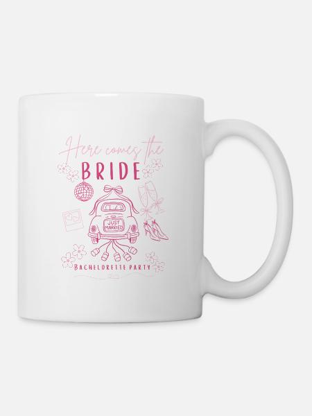 Bridal Party Pink: Bachelor Party Bride Bride - Mug - white