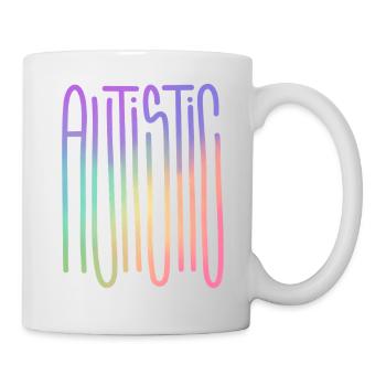 Autistischer Spektrumfluss - Tasse - Weiß - Rechts