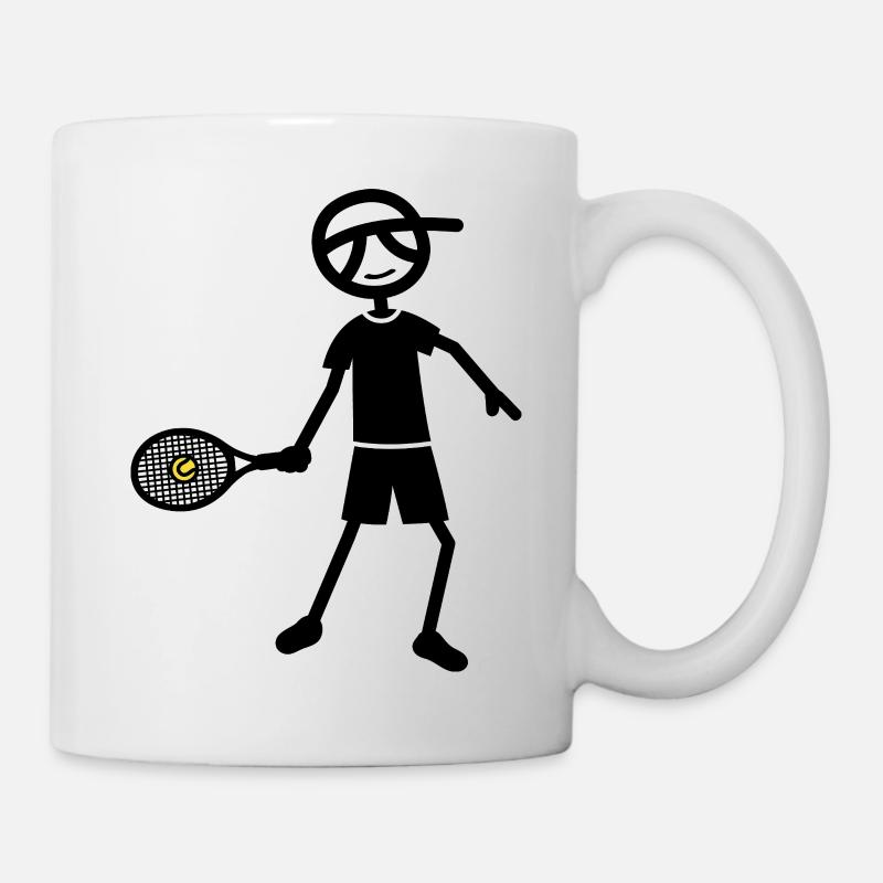 Tennis forehand - Mug - white