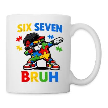 Bruh Saying Funny Retro Vintage Youth Language Of The - Mug - white - Right