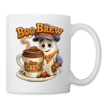 Boo Brew Barista Ghost - Mug - white - Right