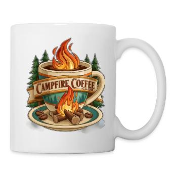Campfire Coffee Club Art - Mug - white - Right