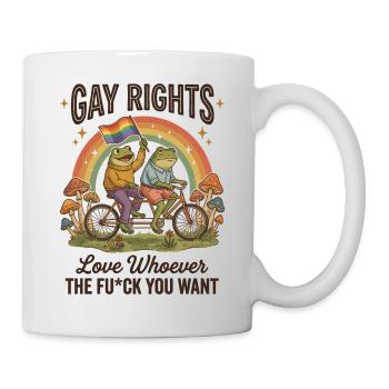 LGBTQ Pride Month - Gay Rights! - Mug - white - Right