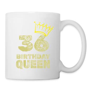 Geburtstag 36 - Tasse - Weiß - Rechts