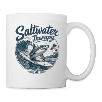 Saltwater Therapy Surfwave - Tasse - Weiß - Rechts