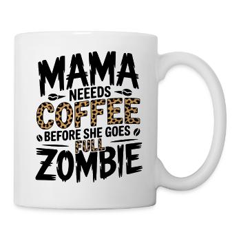 Mom needs coffee - Mug - white - Right