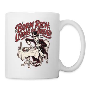 Né Riche - Mug blanc - blanc - Droite