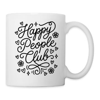 Happy People Club - Mug - white - Right