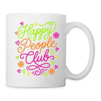 Happy People Club - Mug - white - Right