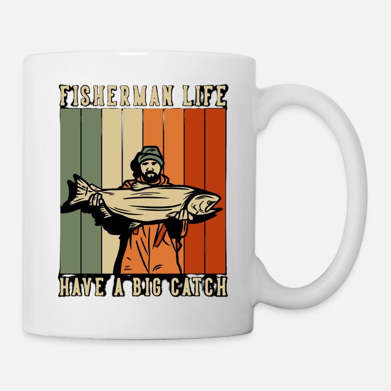Big_Fisch - Tasse - Weiß