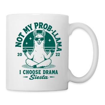Pas ma sieste prob-llama - Mug blanc - blanc - Droite