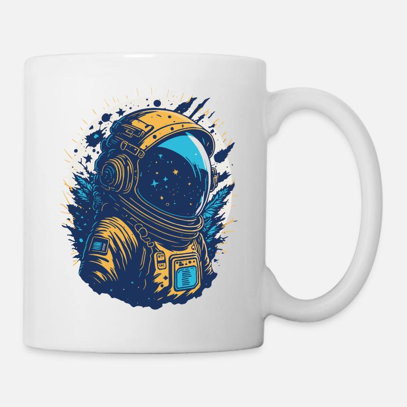Star Astronaut en orbite - Mug blanc - blanc