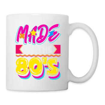 Retro Back to the 80s Vintage Design - Mug - white - Right
