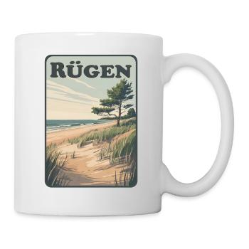 Rügen - Tasse - Weiß - Rechts