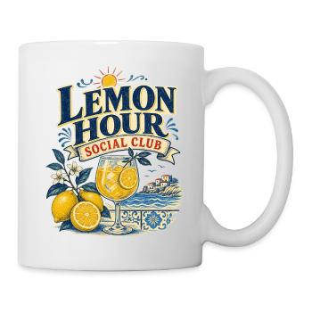 Citrus Hour Social Club Summer Beach Outfit - Mug - white - Right