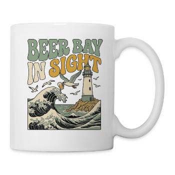 Beer Bay Kawaii - Tasse - Weiß - Rechts