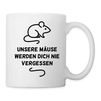 Geschenk zum Abschied für Lehrerin und Erzieherin - Tasse - Weiß - Rechts