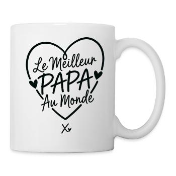 Le Meilleur Papa Au Monde - Mug blanc - blanc - Droite
