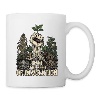 Plant The Revolution - Tasse - Weiß - Rechts