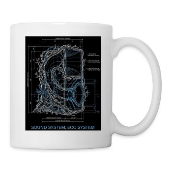 Eco sound system - Mug - white - Right