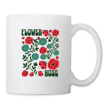 Flower Rose - Mug - white - Right