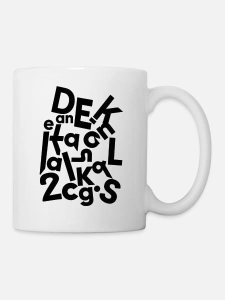 Dear Future Self Typography - Tasse - Weiß