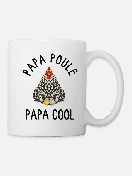 Daddy Hen Cool Daddy - Tasse - Weiß